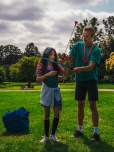 Archery at kids holiday camp